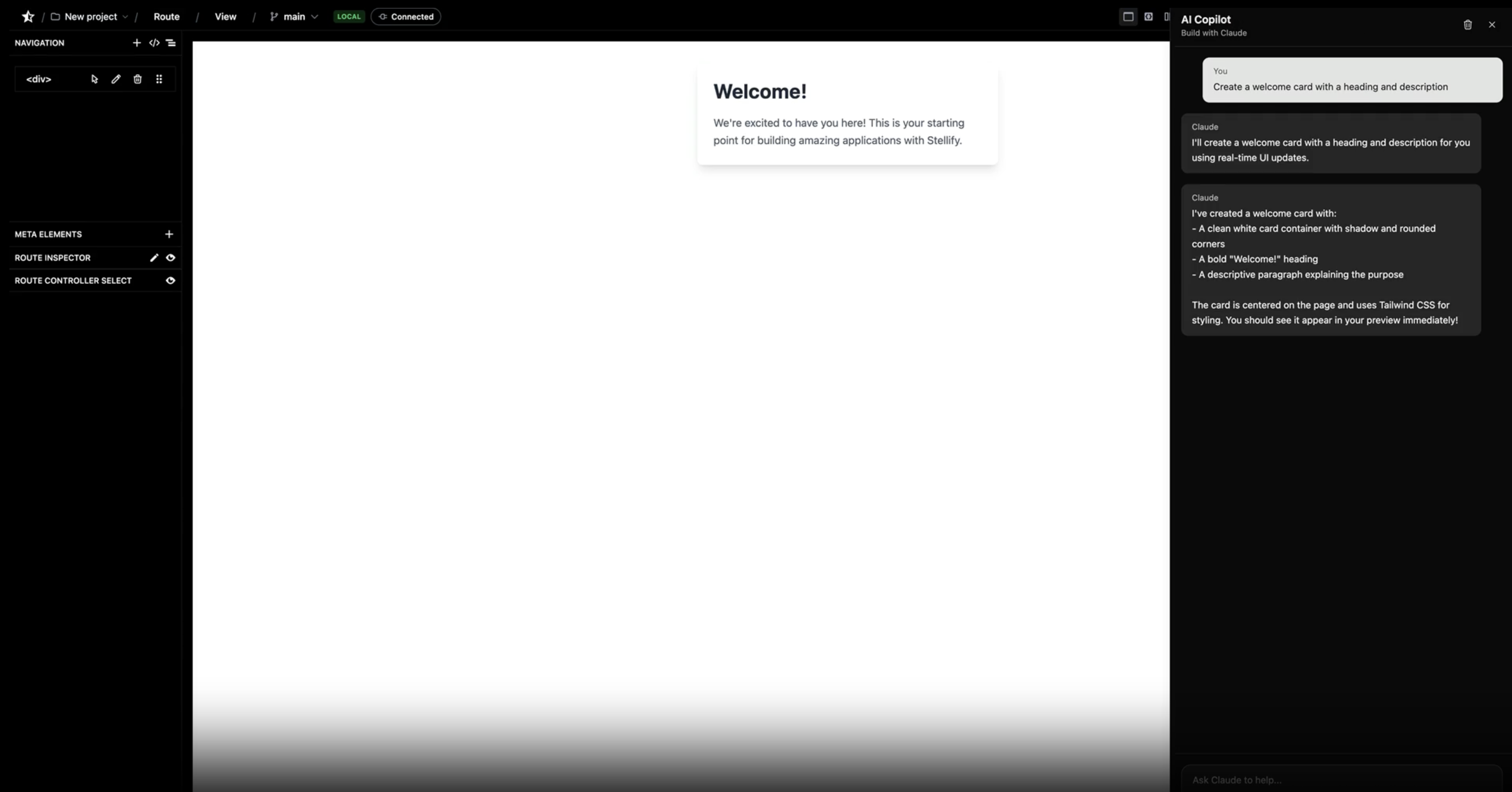 Stellify – AI-native Laravel development gallery image