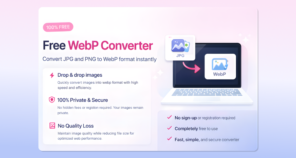 WebP Converter - Main product screenshot demonstrating key features and user interface