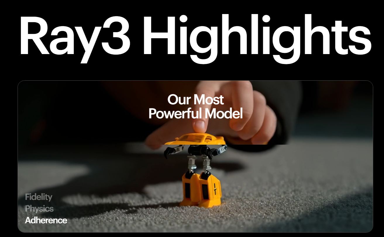 Luma AI gallery image