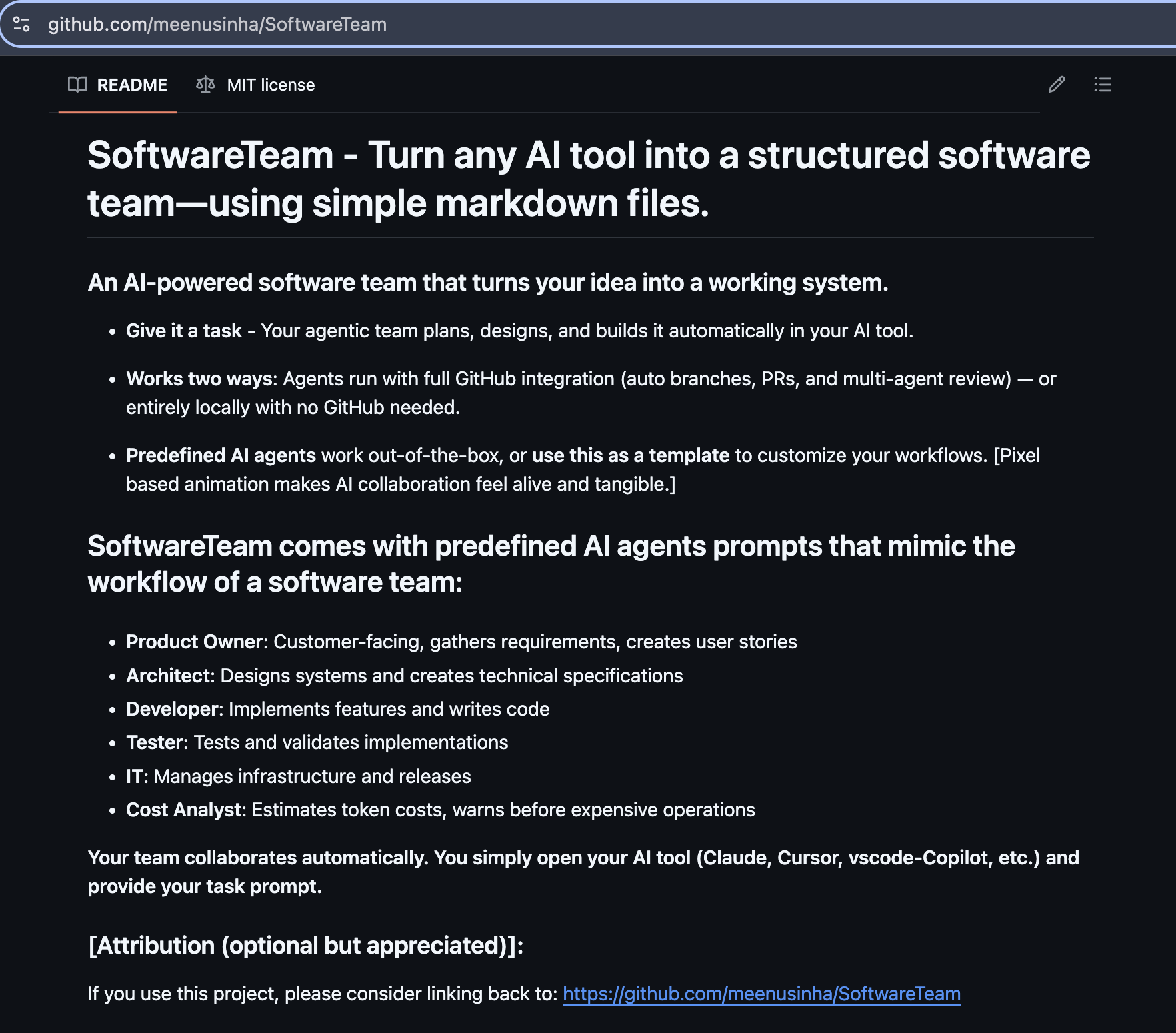 Agentic AI Software Team gallery image