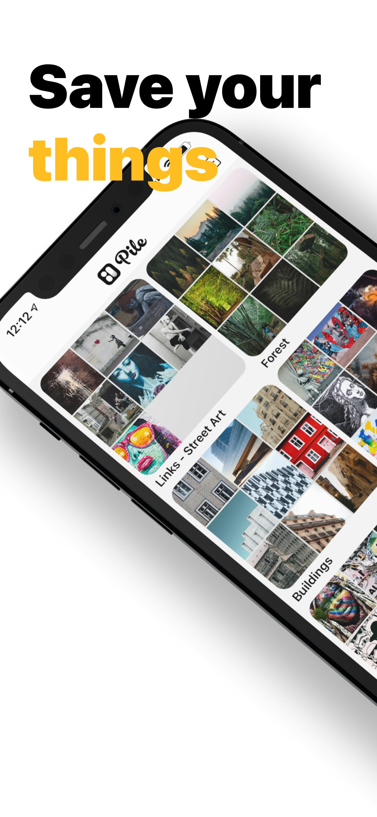 Pile: Save links, notes, files gallery image