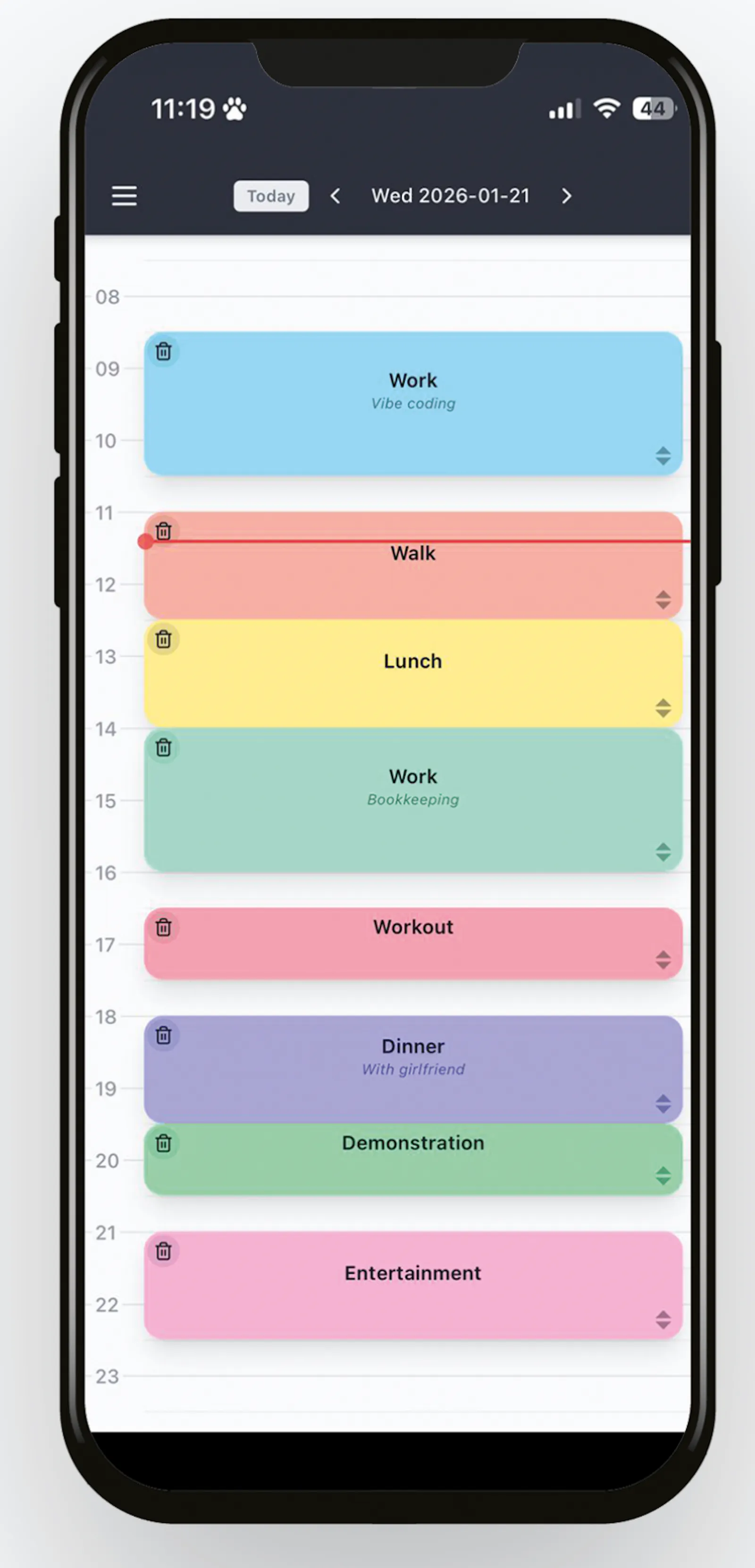 Day Planner App screenshot 1