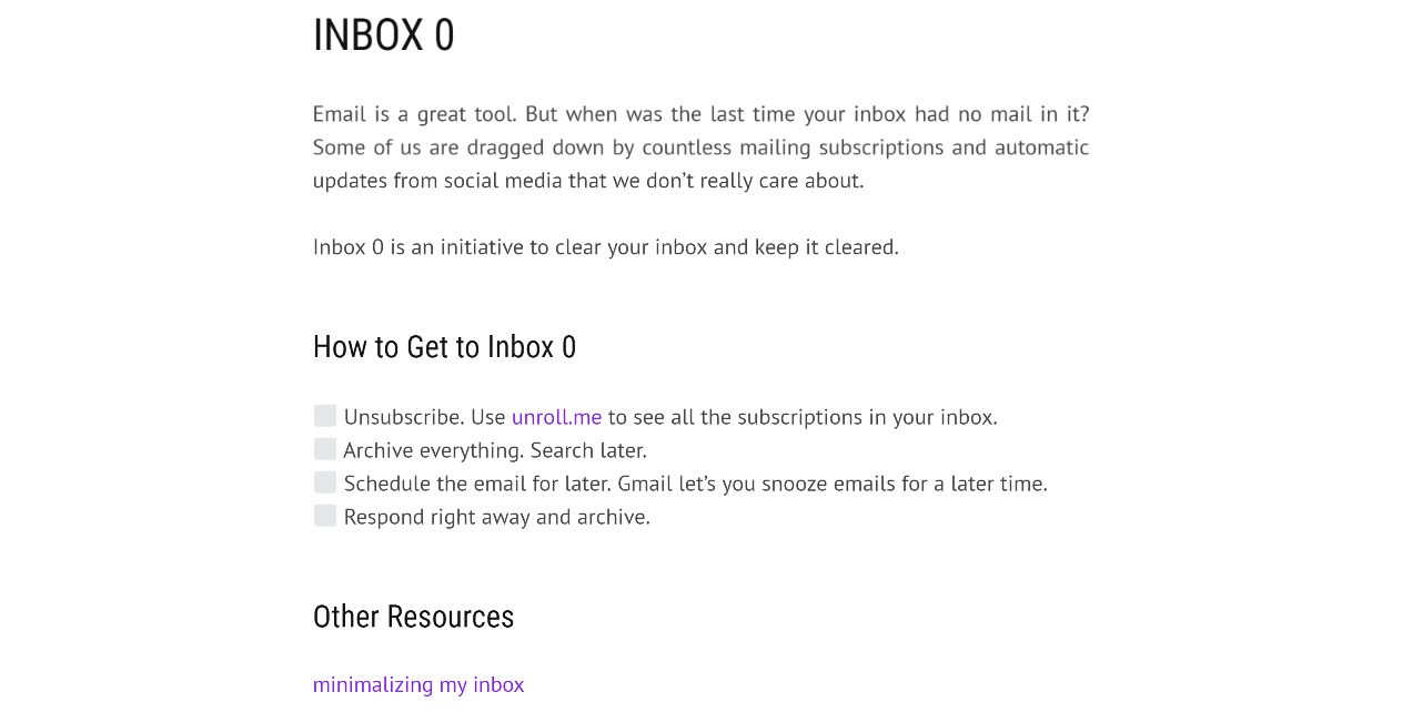 Simply Minimal Book on Minimalism + Resource Site gallery image