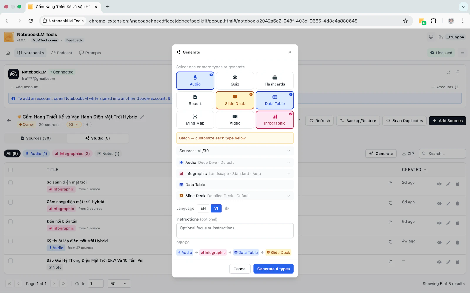 NotebookLM Tools screenshot 7