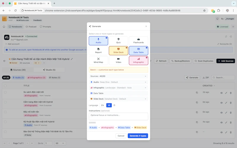 NotebookLM Tools screenshot 7