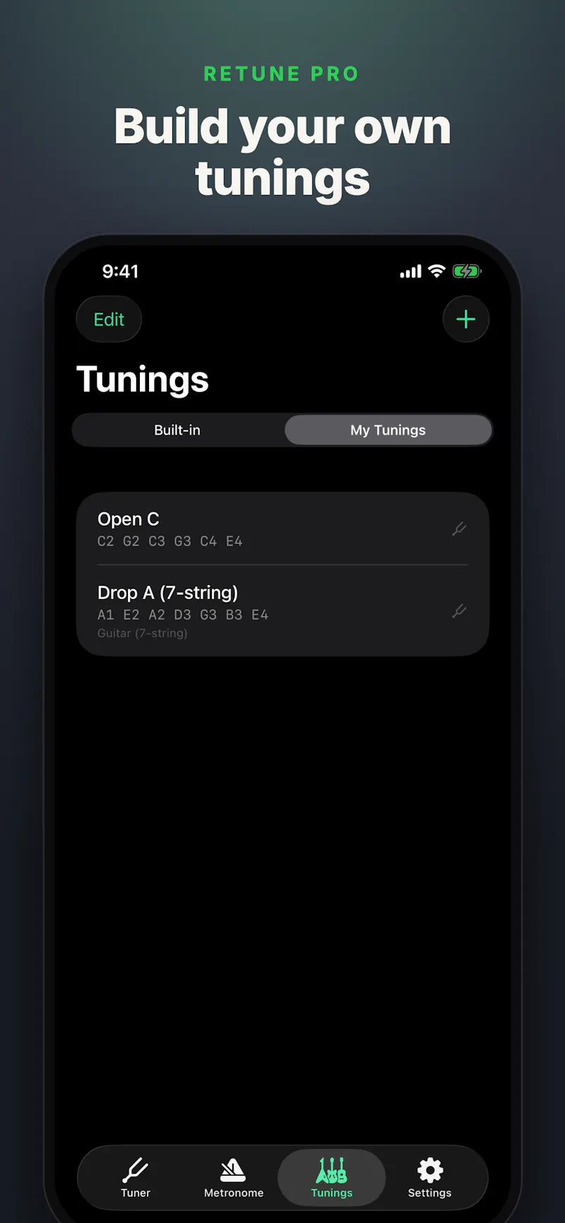 Retune - Guitar Tuner screenshot 3