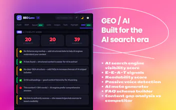 SEO Lens — AI SEO & GEO Analyzer gallery image
