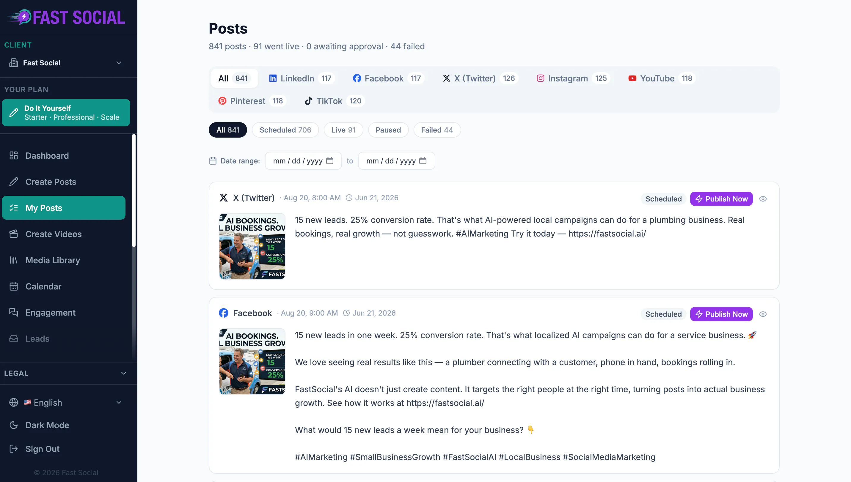 FastSocial.ai gallery image