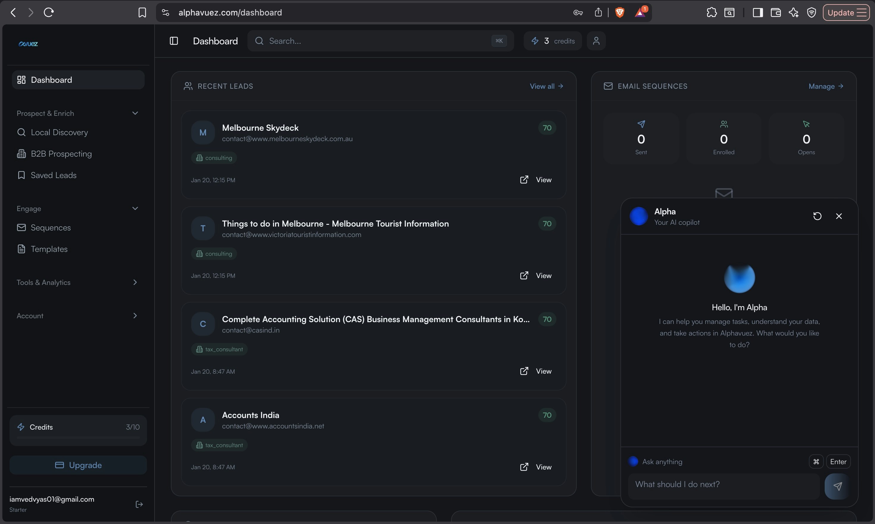 Alphavuez - Screenshot 4 showing product features and functionality