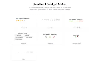 Feedback Widget Maker gallery image