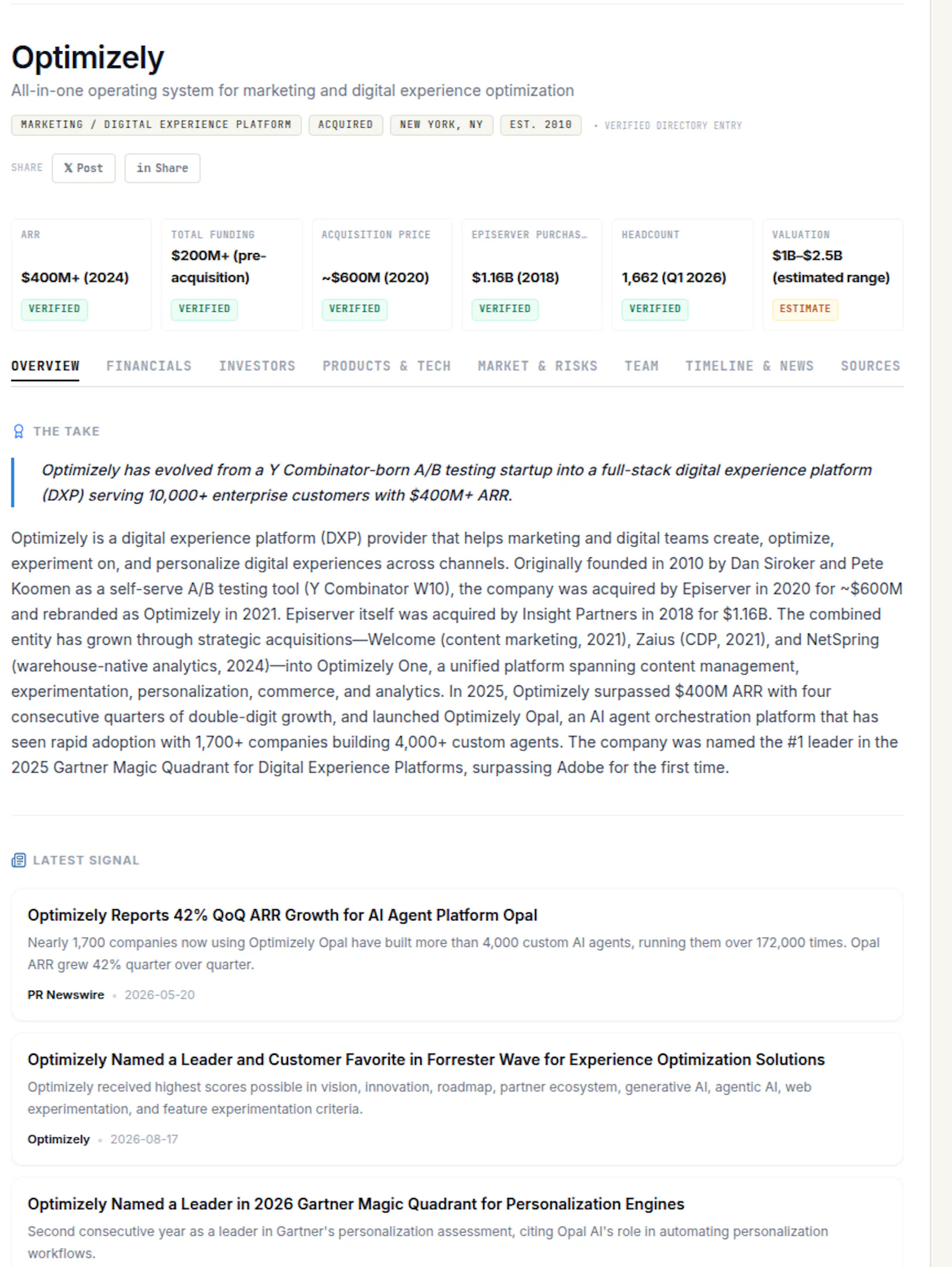 StartupWiki screenshot 2