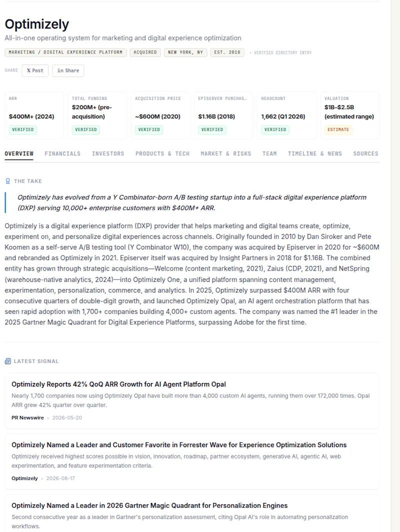 StartupWiki screenshot 2