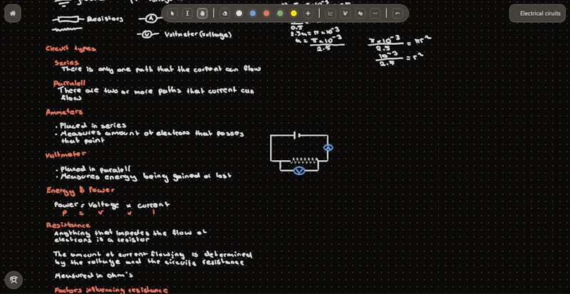 Blackboard screenshot 2
