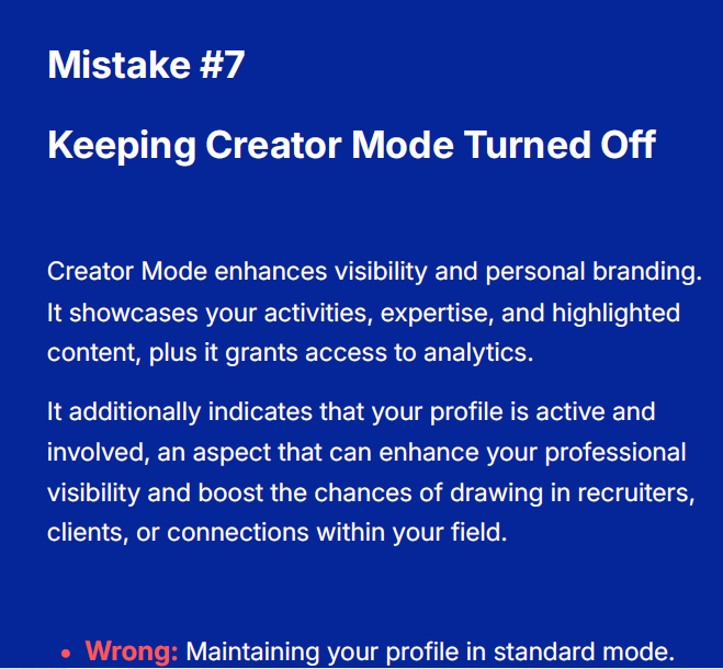 10 LinkedIn Mistakes Guide gallery image