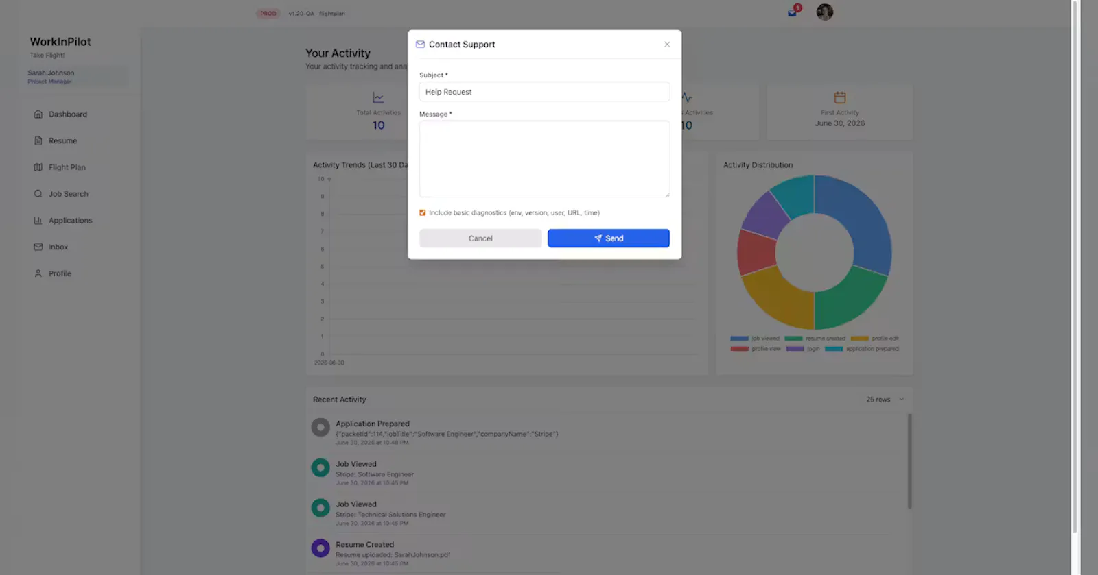 WorkInPilot screenshot 14