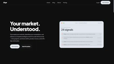 Oryn — Competitive Intelligence gallery image