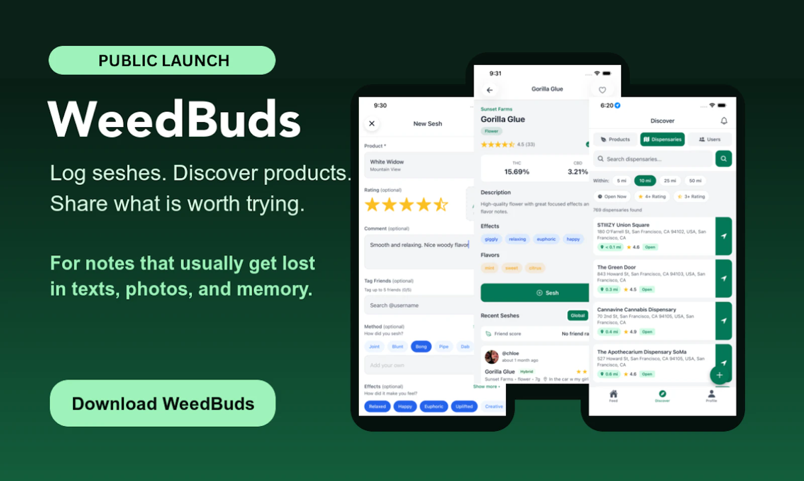 WeedBuds screenshot 1