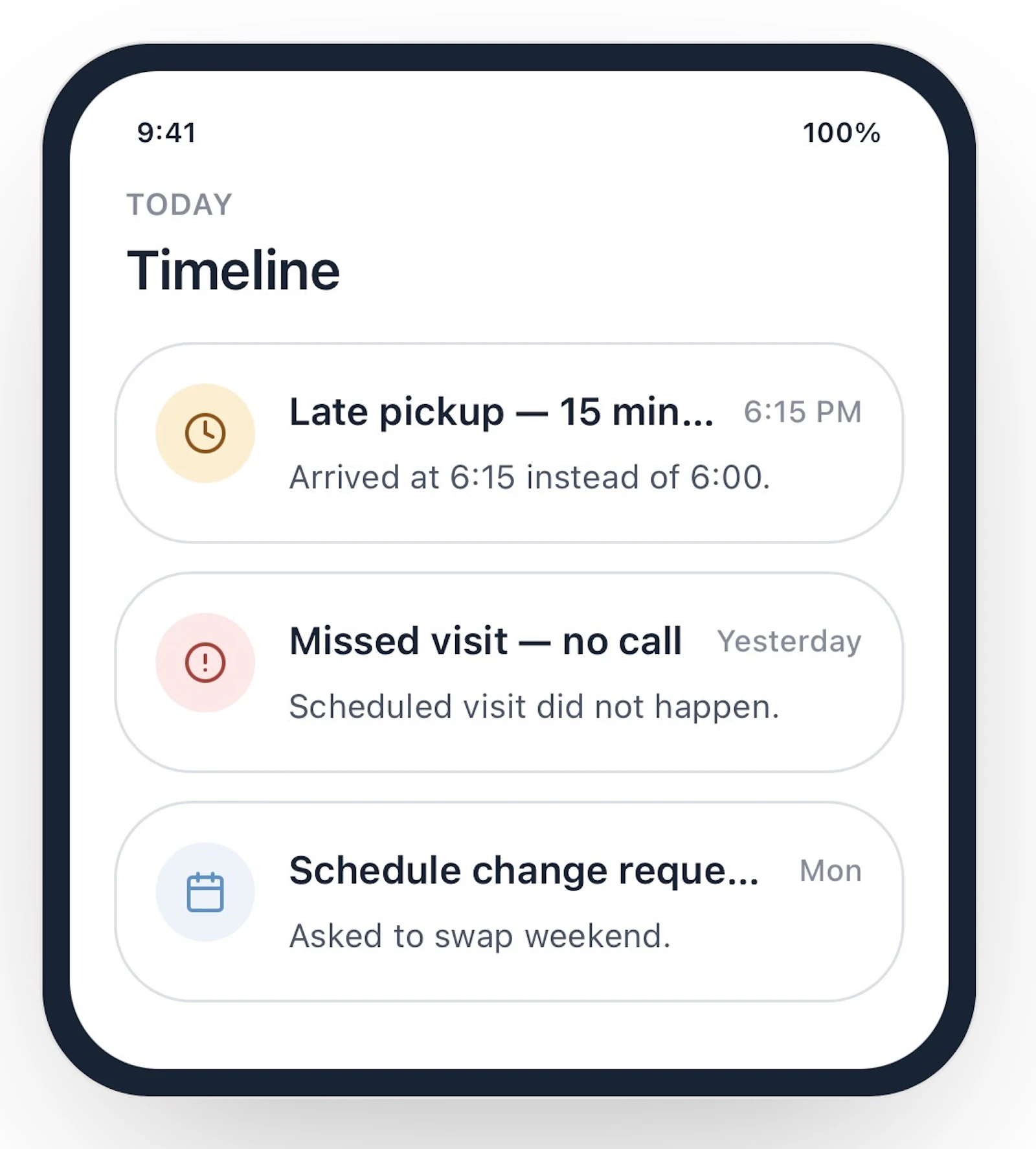     FamilyTrack — Court-Ready Timeline screenshot 3