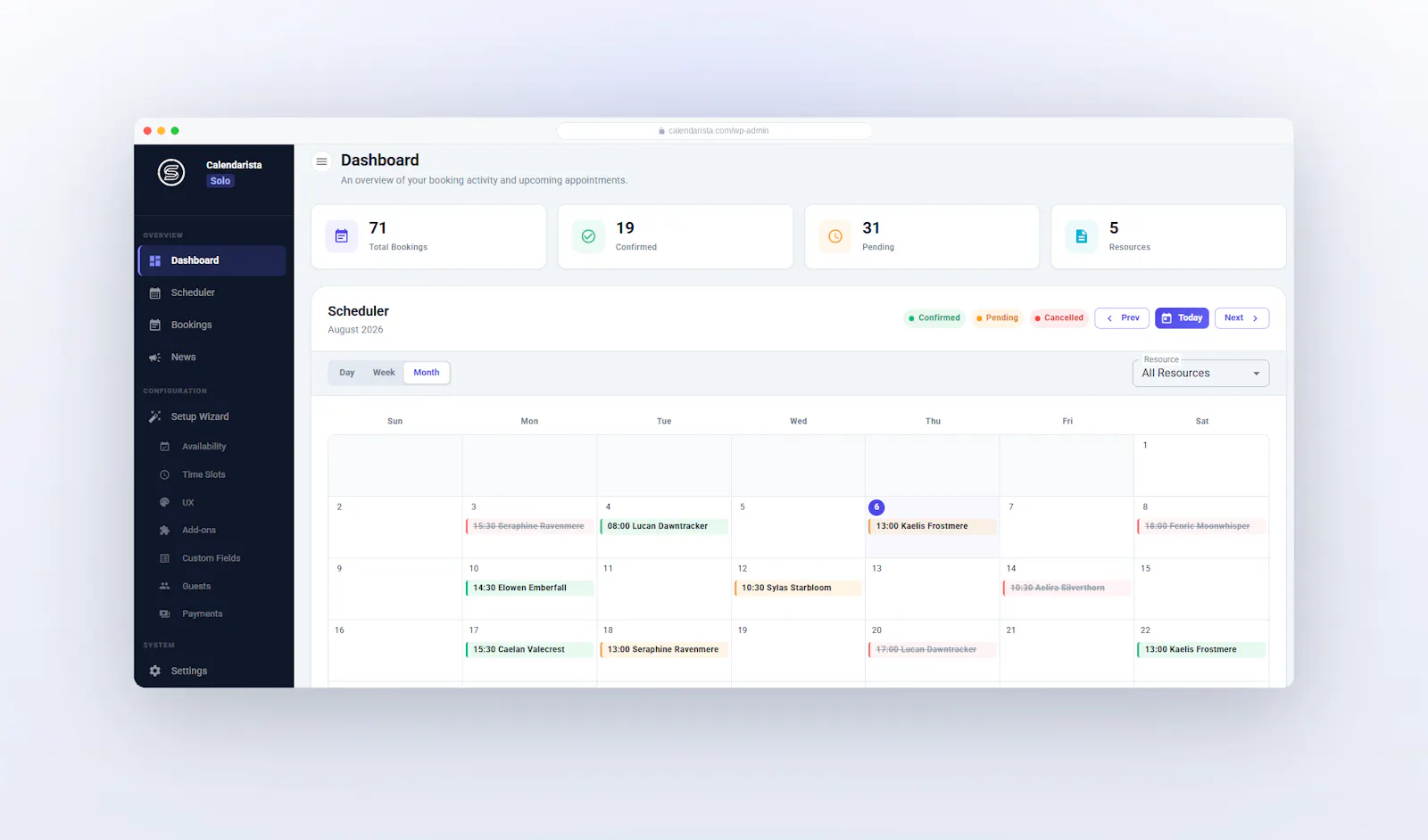 Calendarista screenshot 6