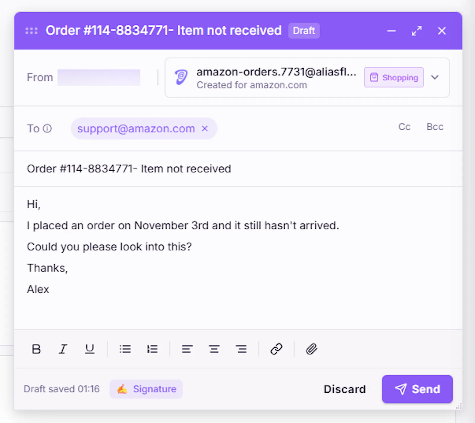 AliasFleet screenshot 2