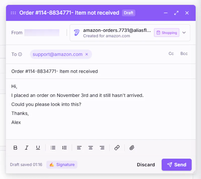 AliasFleet screenshot 2