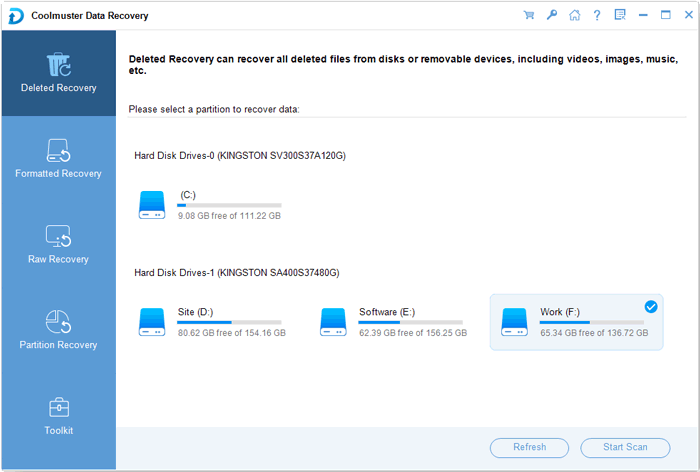 Coolmuster Data Recovery media 2