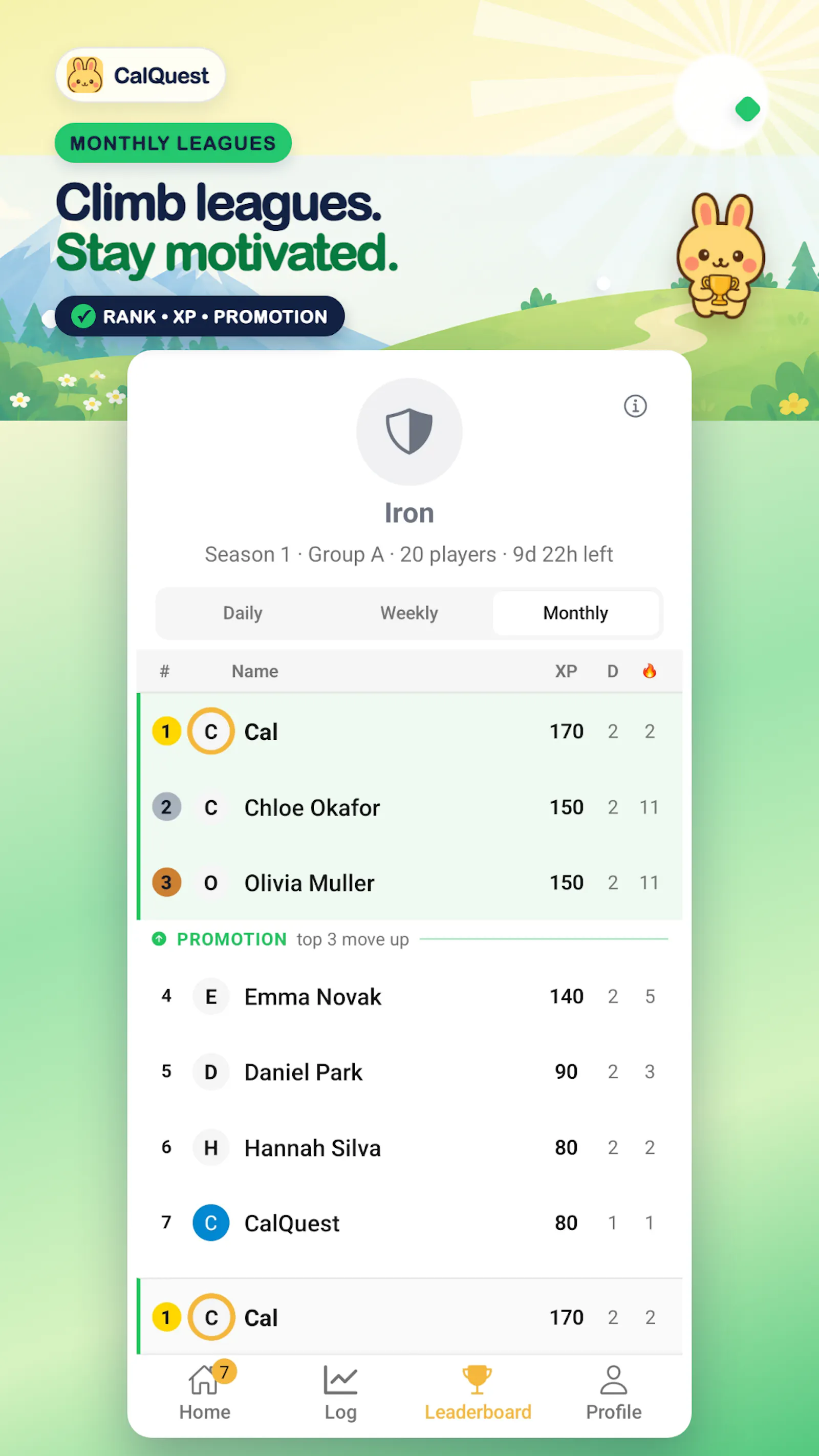 CalQuest screenshot 3