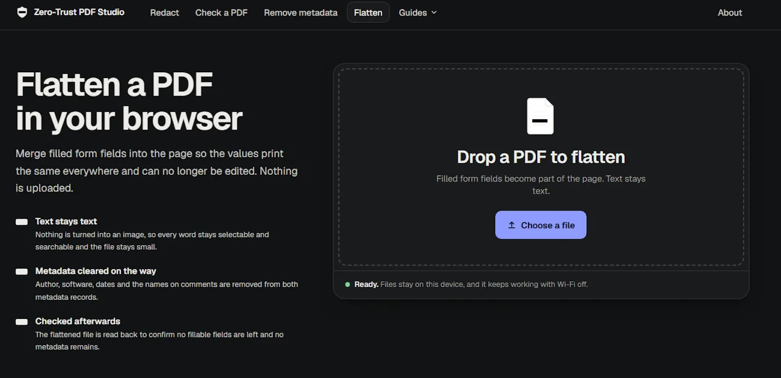 Zero-Trust PDF Studio screenshot 5