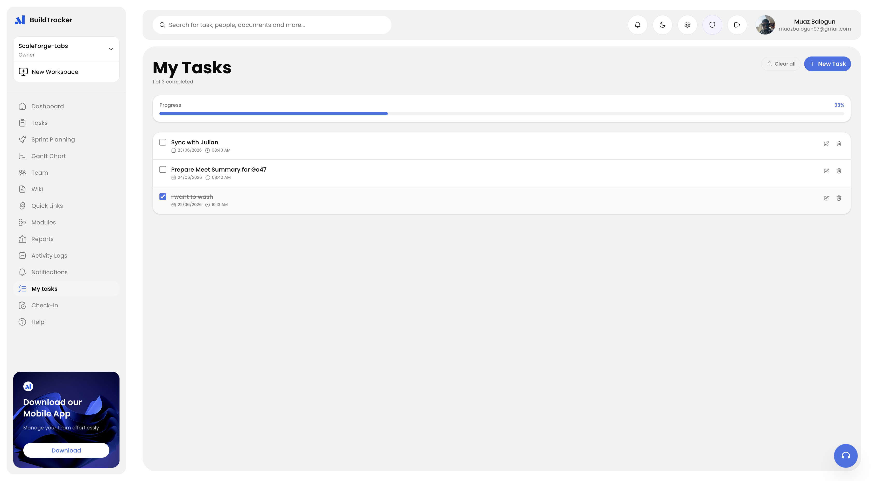 BuildTracker gallery image