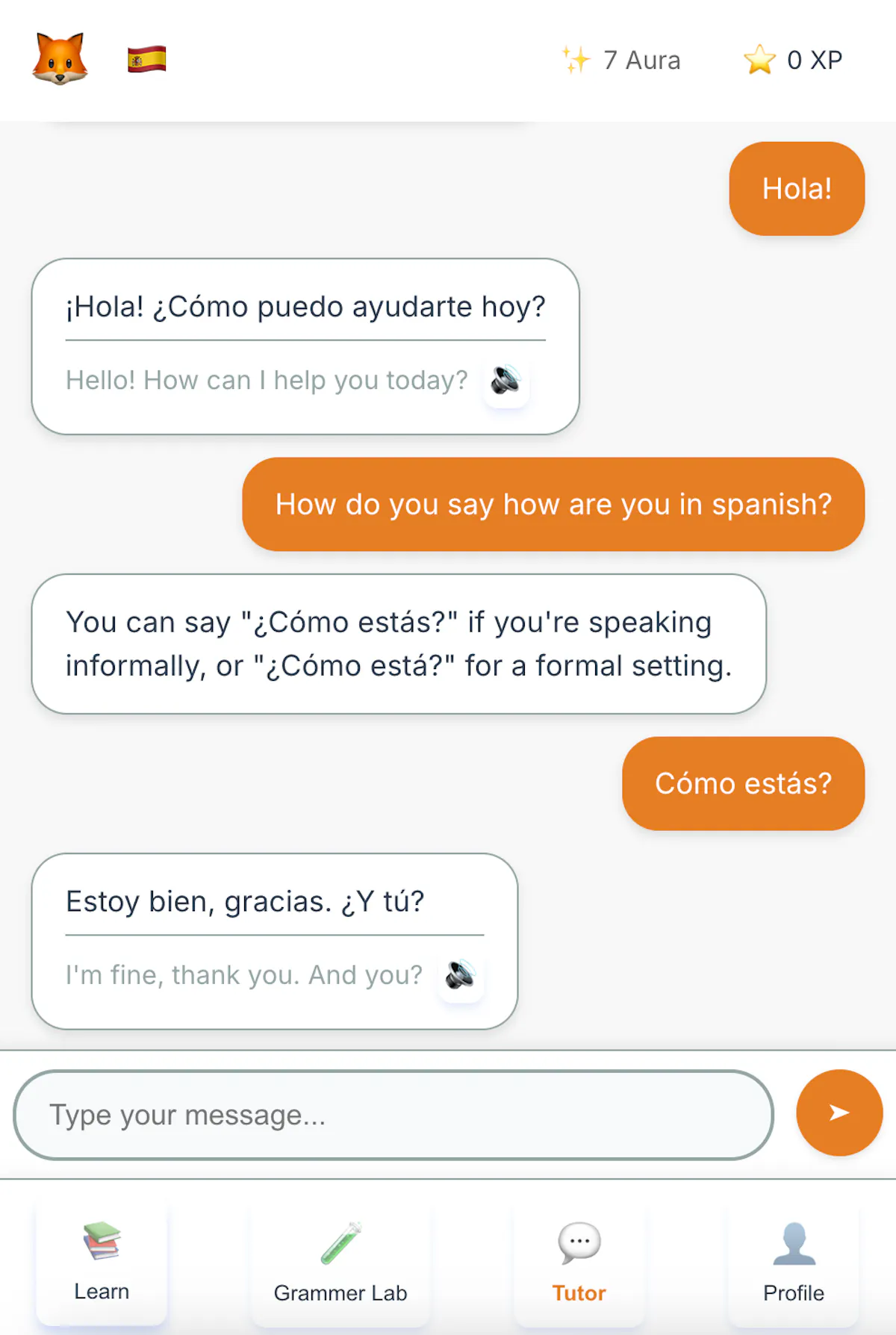 Fluent Fox
