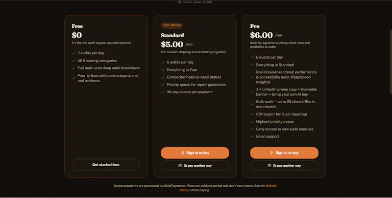 Audityxe screenshot 2