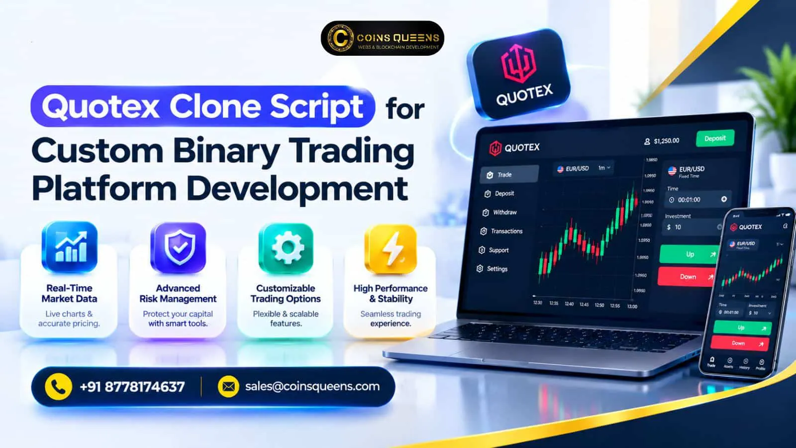 Quotex Clone Script gallery image