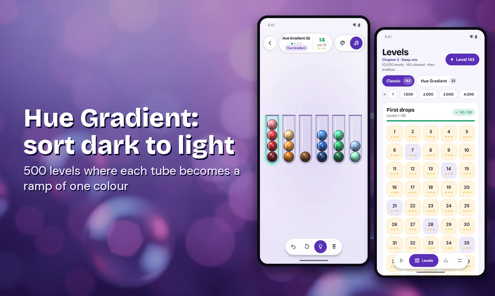 Hue Haven: Calm Ball Sort screenshot 3