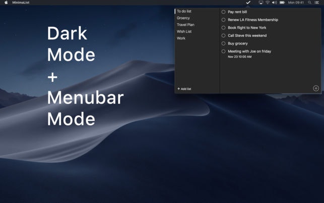 MinimaList  for Mac gallery image
