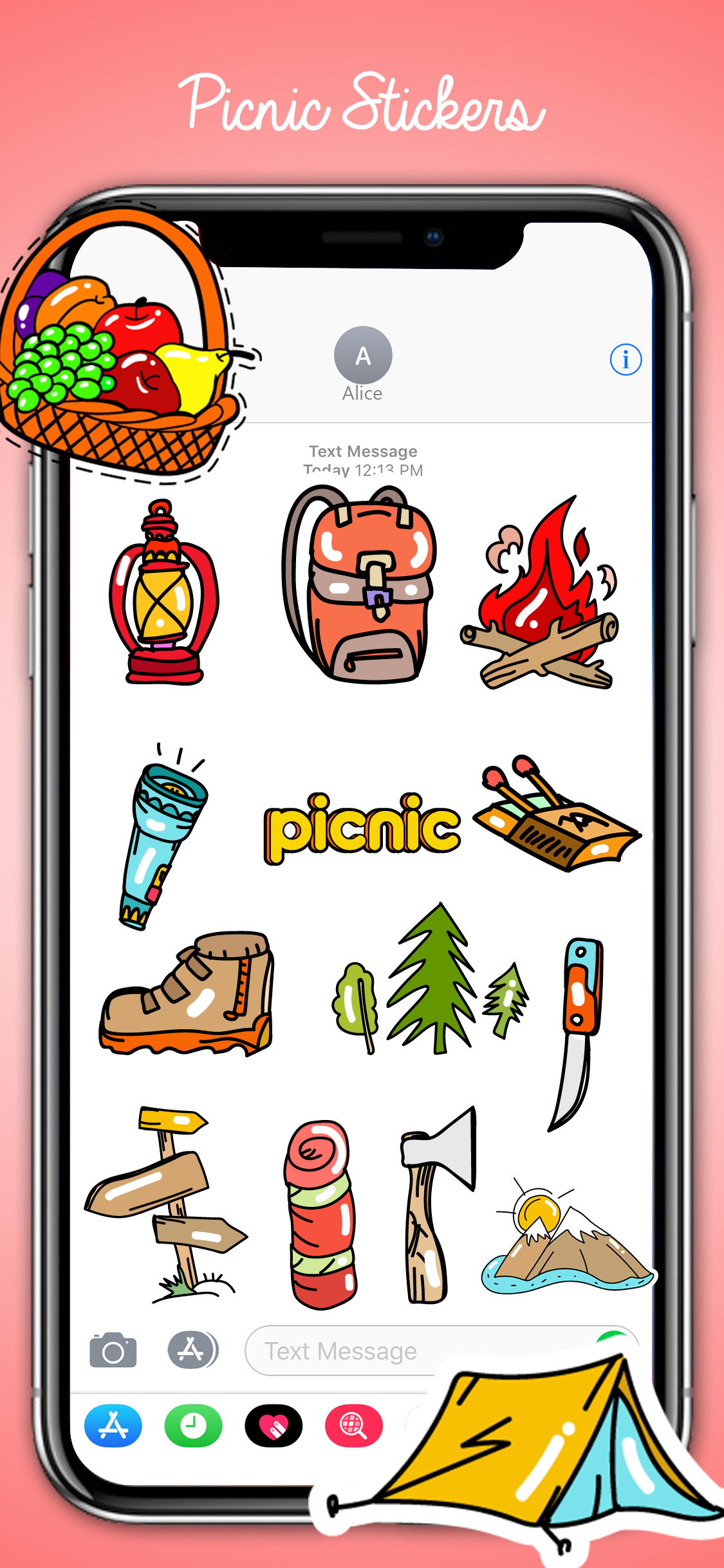 Picnic & Fun Loving Stickers for iMessage gallery image