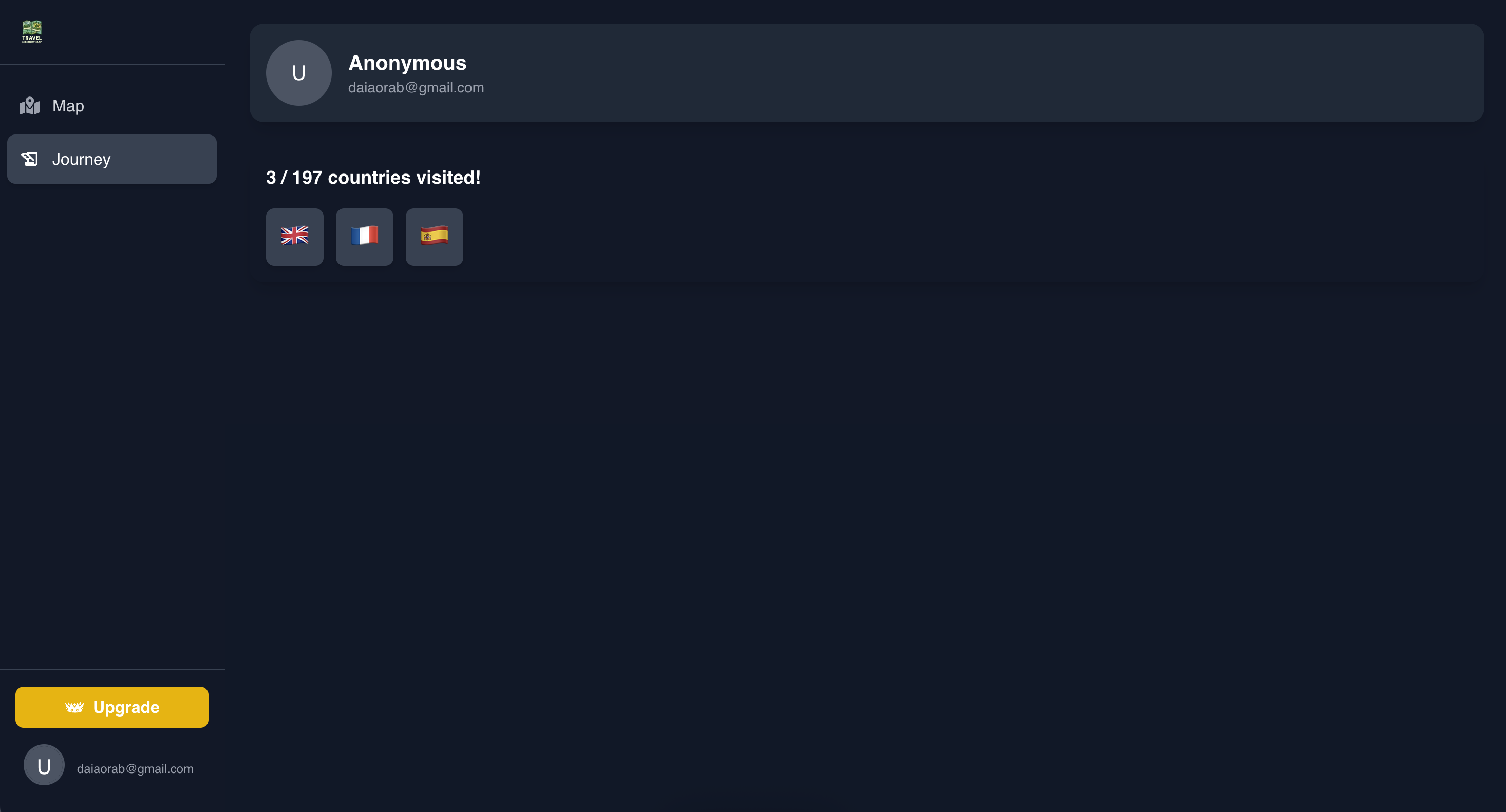 Travel Memory Map gallery image