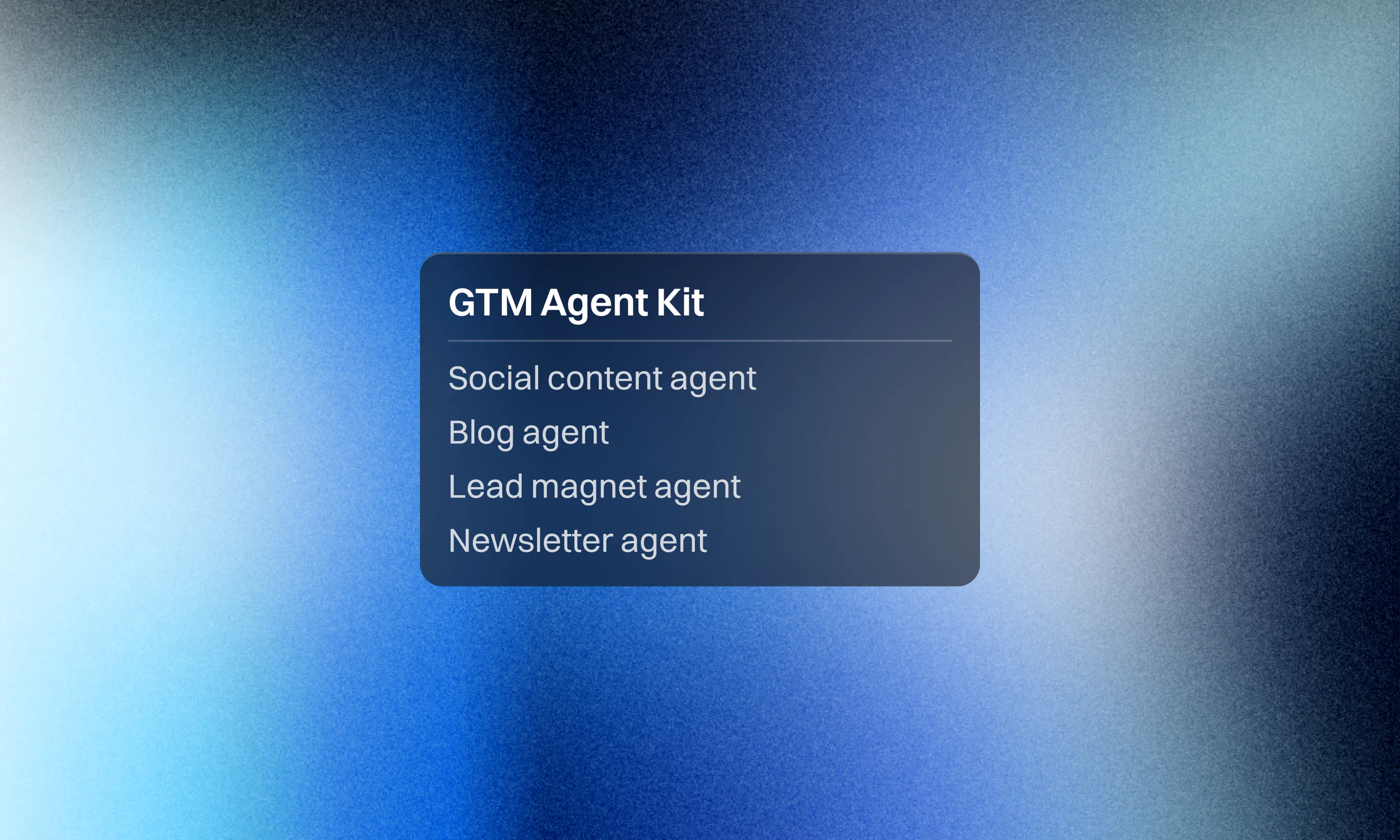GTM Agent Kit 截图 2