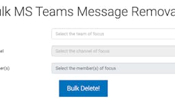Bulk MS Teams Message Removal media 2