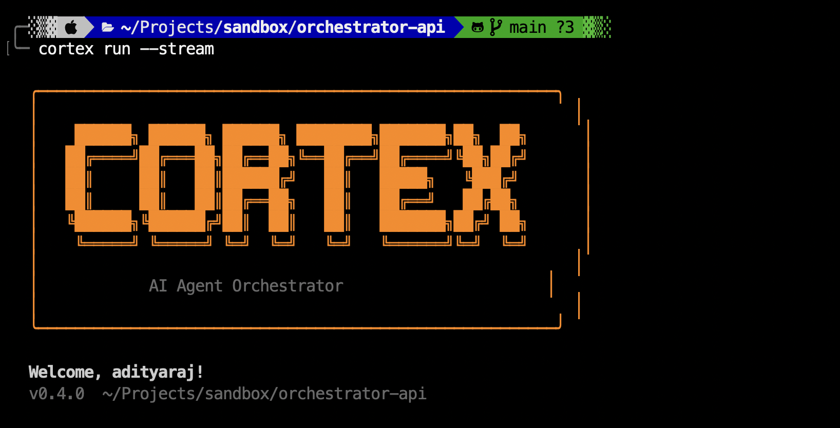 Cortex - Main product screenshot demonstrating key features and user interface