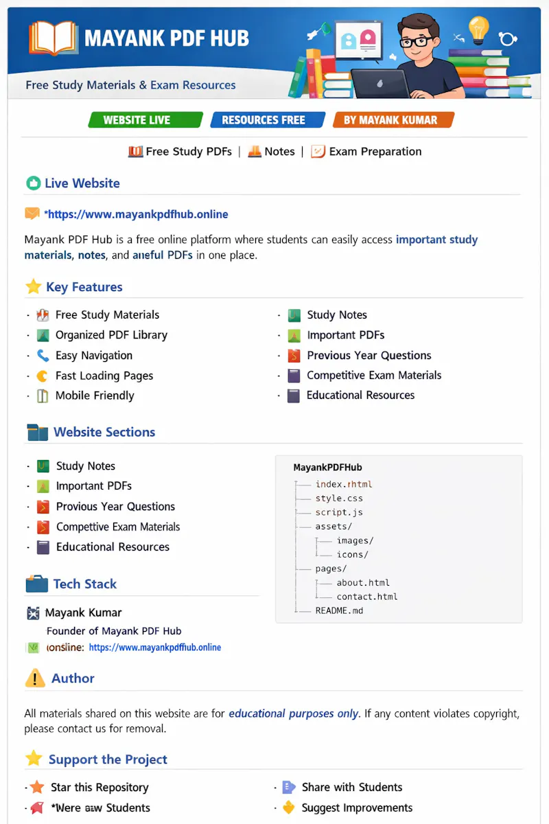 Mayank PDF Hub screenshot 2