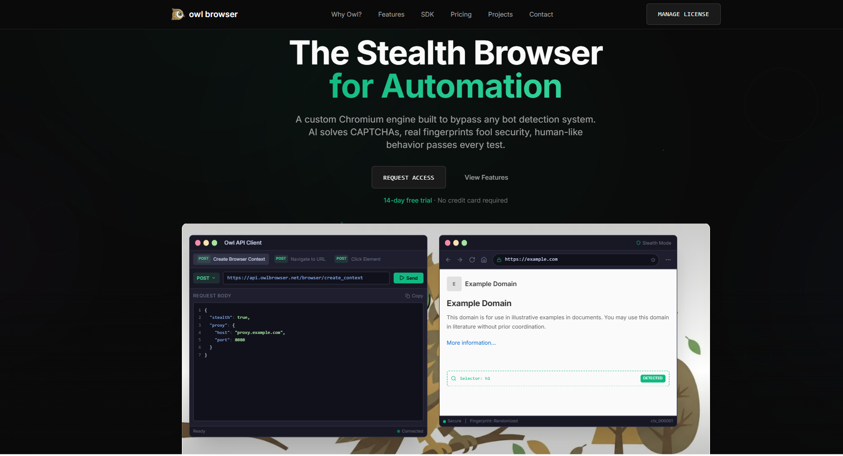 Owl Browser screenshot