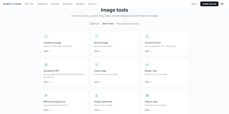 CodeGrid Tools screenshot 3