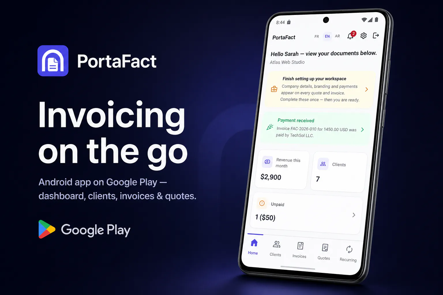 PortaFact screenshot
