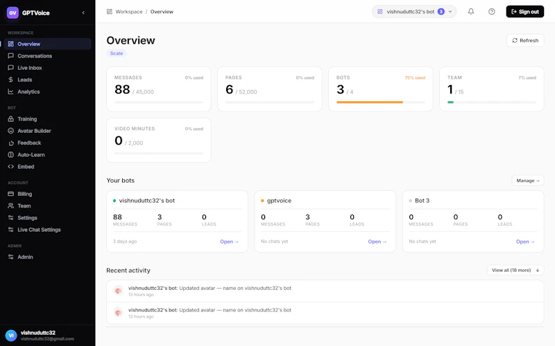 GPTVoice screenshot 1