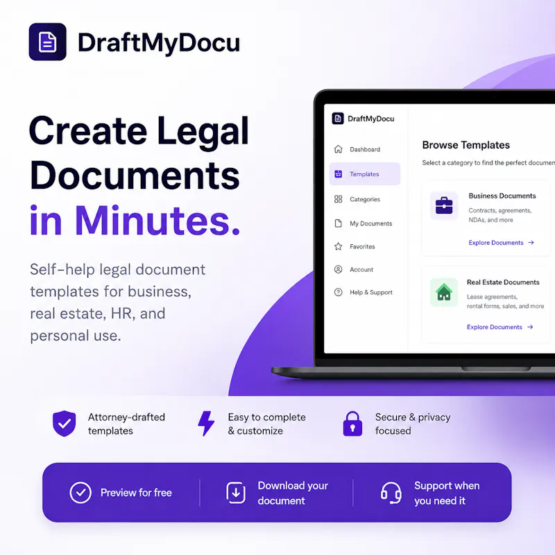 DraftMyDocu screenshot 1