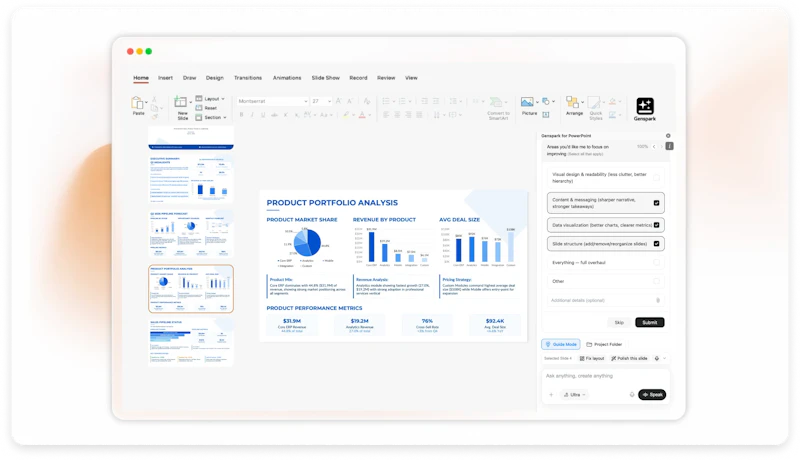 Genspark for Powerpoint screenshot 3