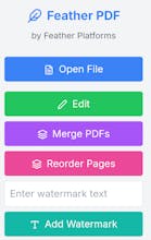 FeatherPlatforms PDF Editor gallery image