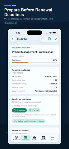 CredentialDesk: CE Tracker gallery image