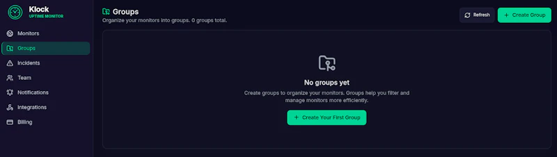 Klock - Uptime Monitor screenshot 5