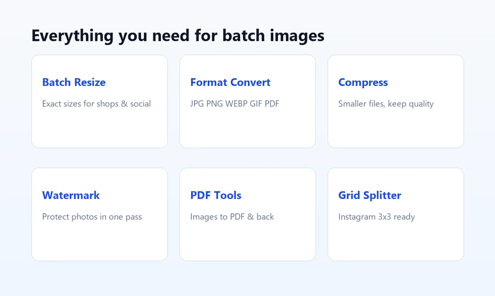 Free Online Batch Image Processing Tools screenshot 3